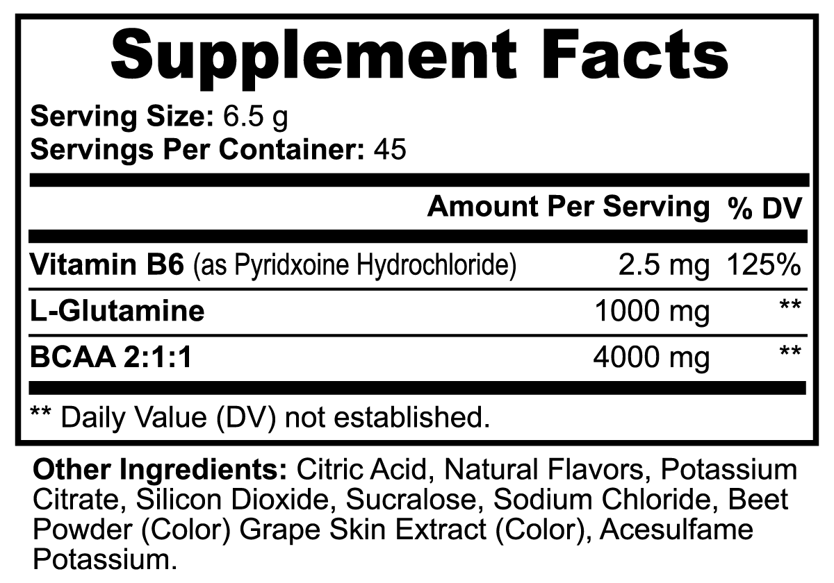 BCAA + L-Glutamine (Melon)